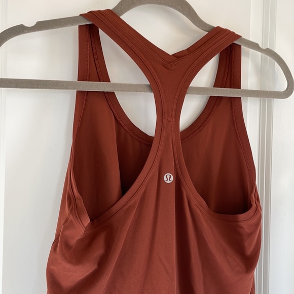 Lululemon Cool RB Short TNk Nulu Dark Terracotta - Picture 8 of 9